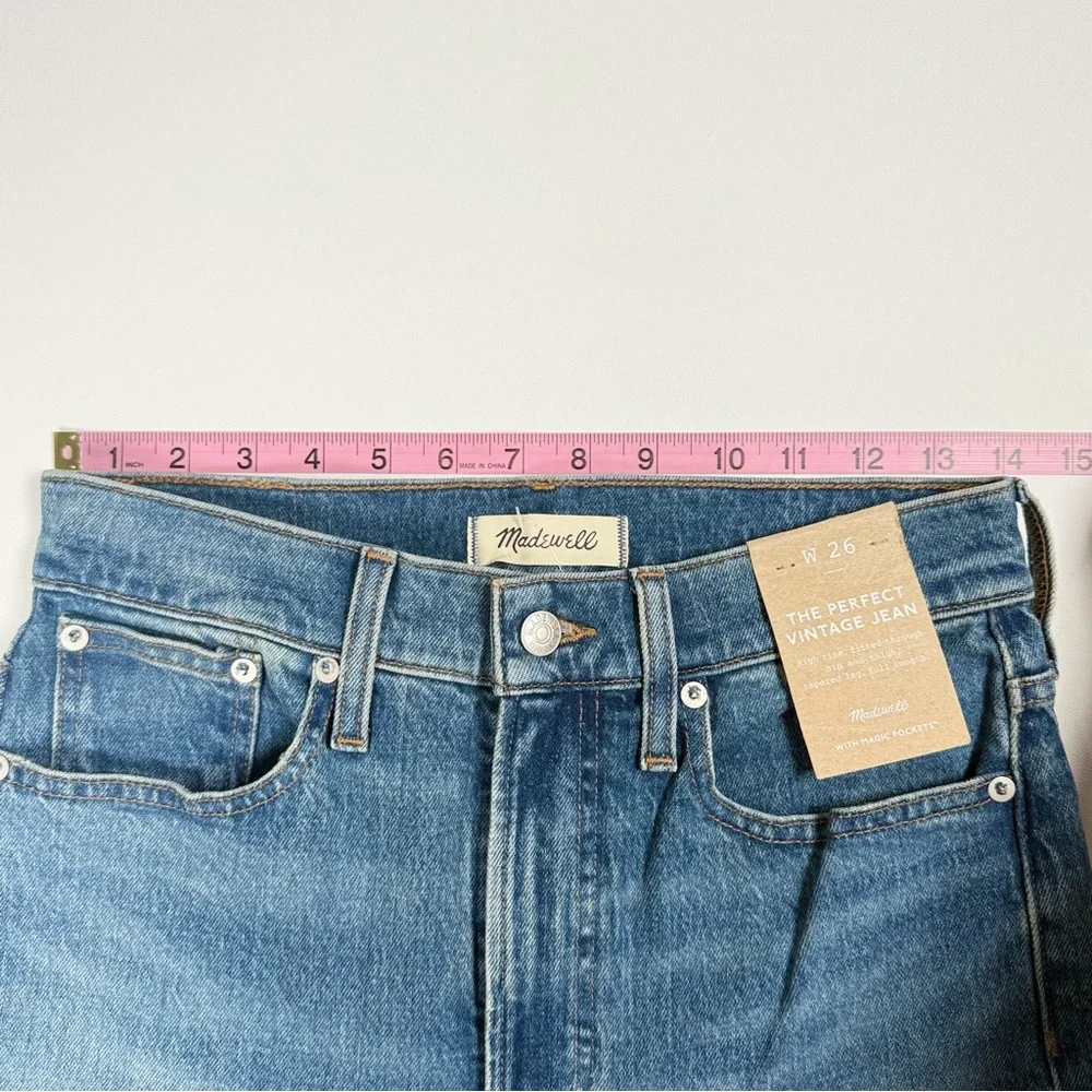Madewell The Perfect Vintage High Rise Denim‎ Jeans Women's Size 26